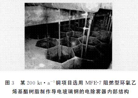 圖3 某200kt·a-1銅項目電除霧器內(nèi)部結構